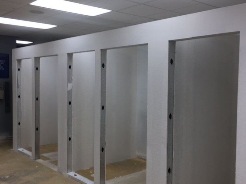 Commercial drywall project